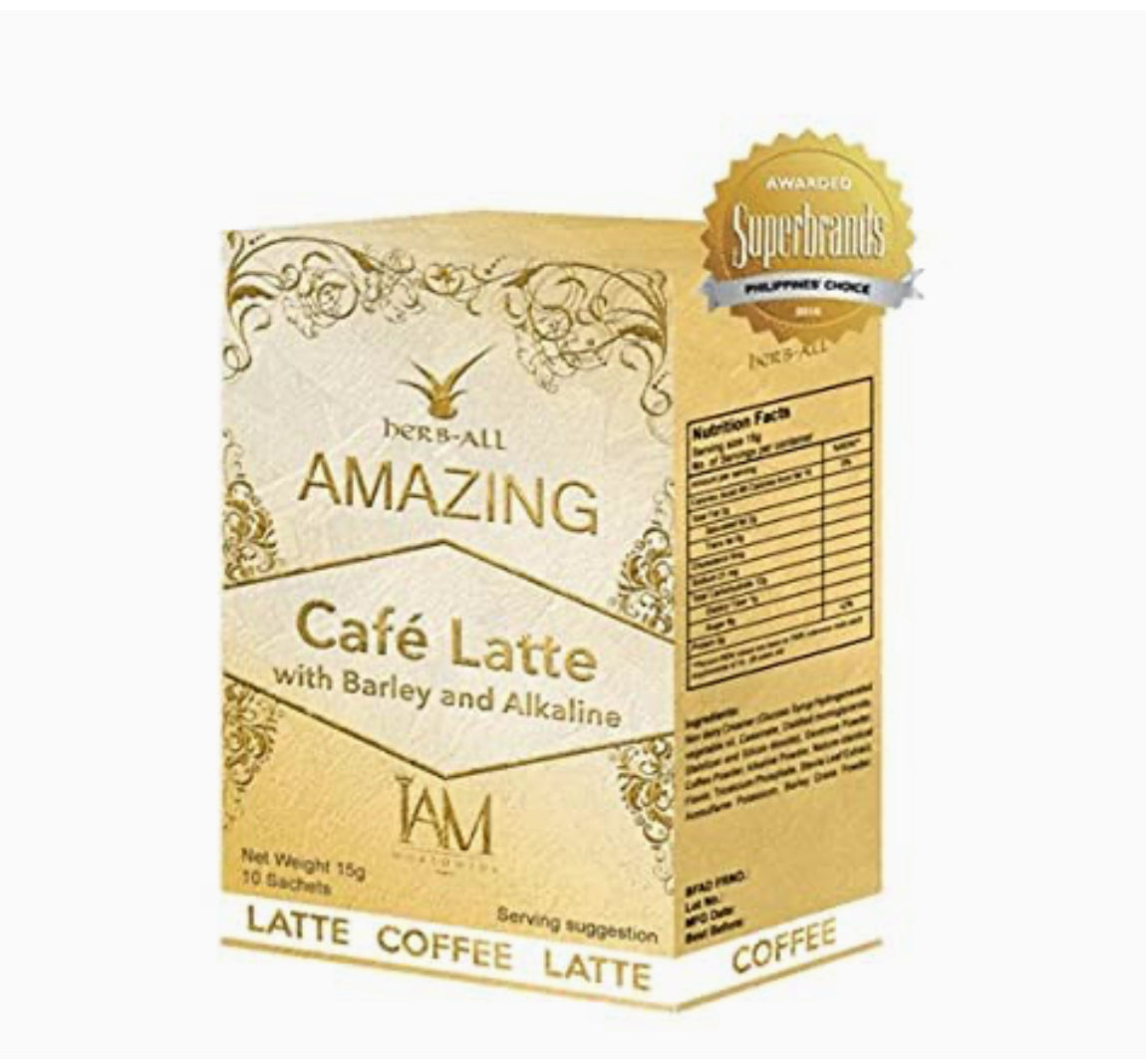 IAM AMAZING- CAFE LATTE W/ BARLEY & ALKALINE