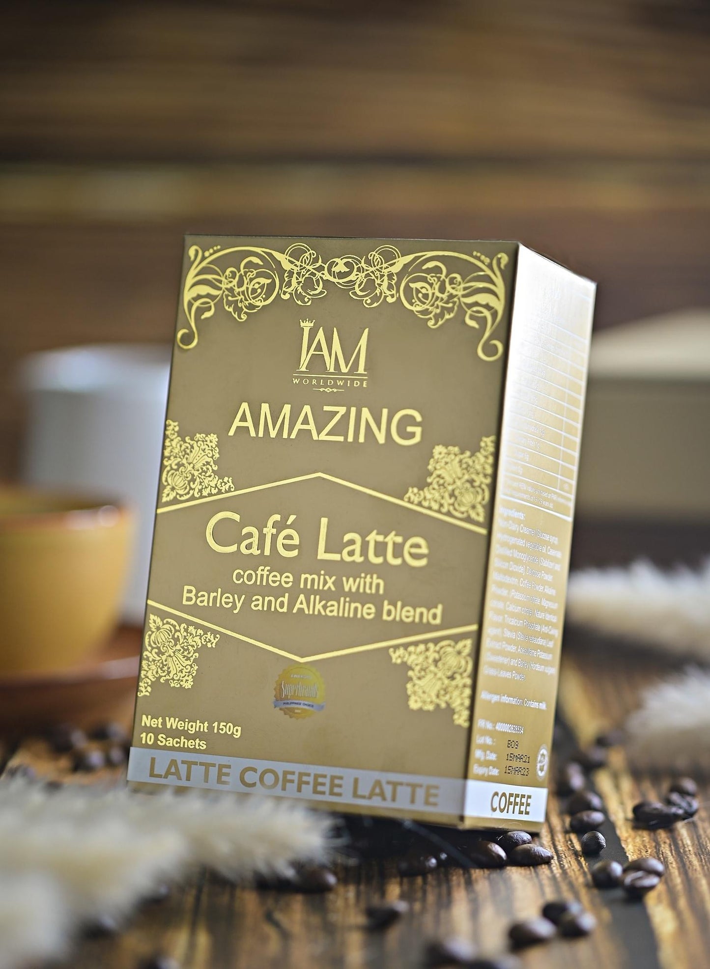 IAM AMAZING- CAFE LATTE W/ BARLEY & ALKALINE