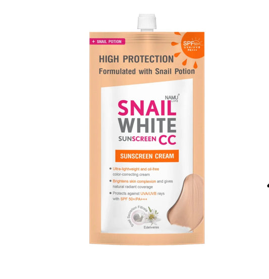 Snailwhite CC Sunscreen SPF50+++  Sunscreen cream -6ML