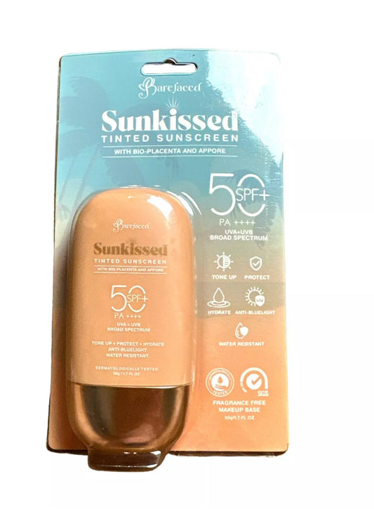 BAREFACED-Sunkissed Tinted Sunscreen  SPF50 PA+++, 50g