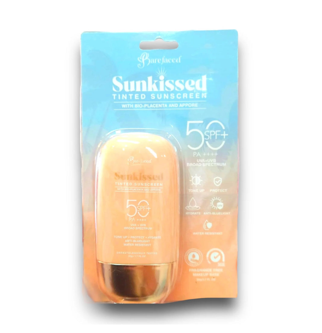 BAREFACED-Sunkissed Tinted Sunscreen  SPF50 PA+++, 50g