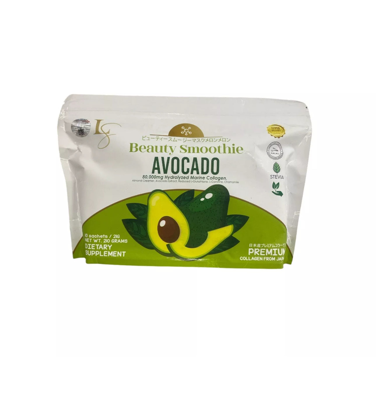 Luxe Slim Beauty Smoothie Avocado | 10 sachets/21g