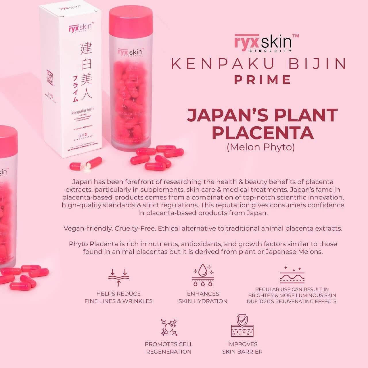 RyxSkin KenpakuBijin Glutathione Capsul | 62 Capsul