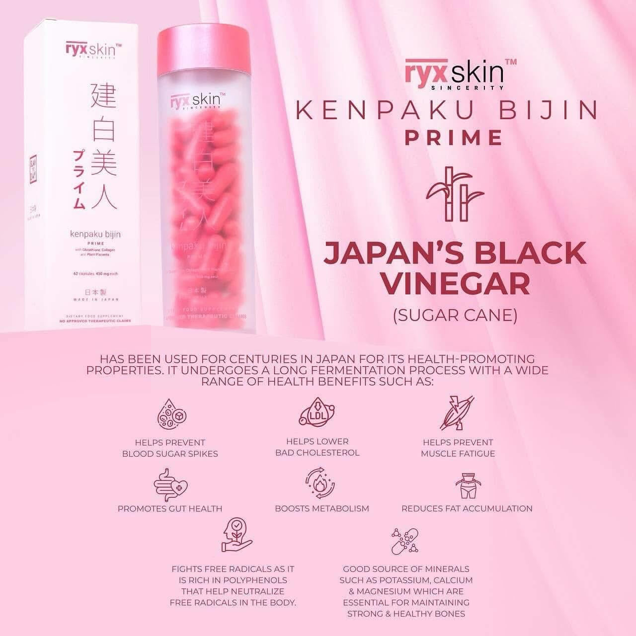 RyxSkin KenpakuBijin Glutathione Capsul | 62 Capsul