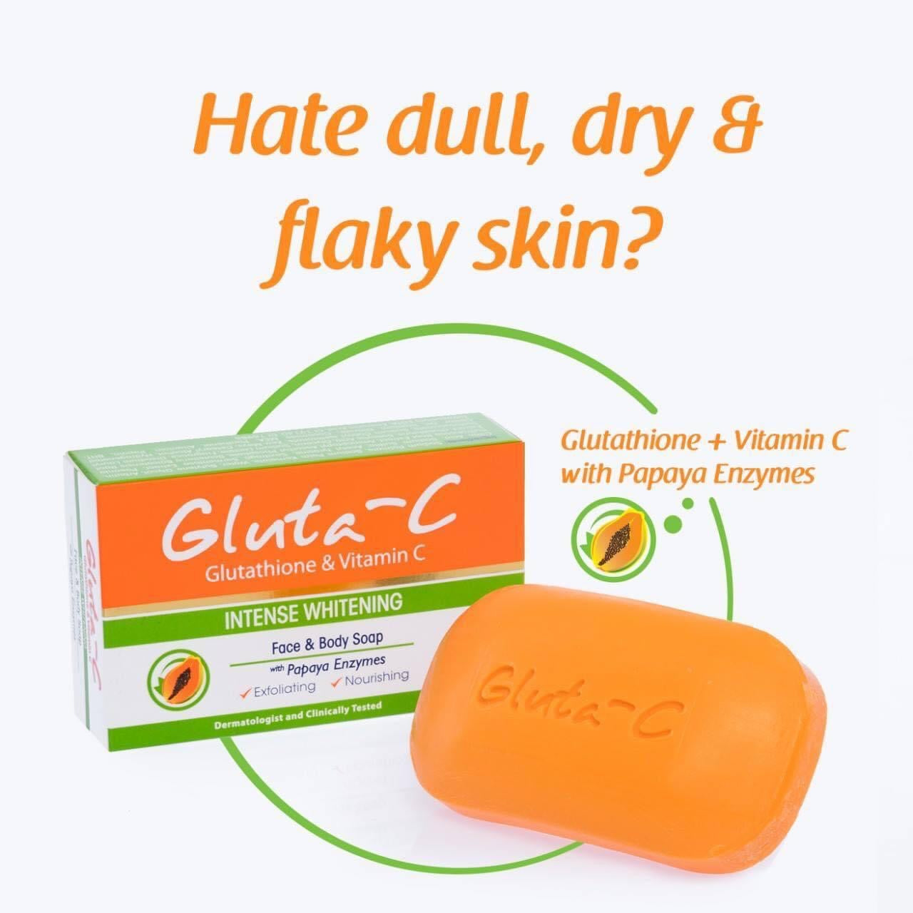 Gluta C Glutathione & Vitamin C intense Whitening Face & Body Soap