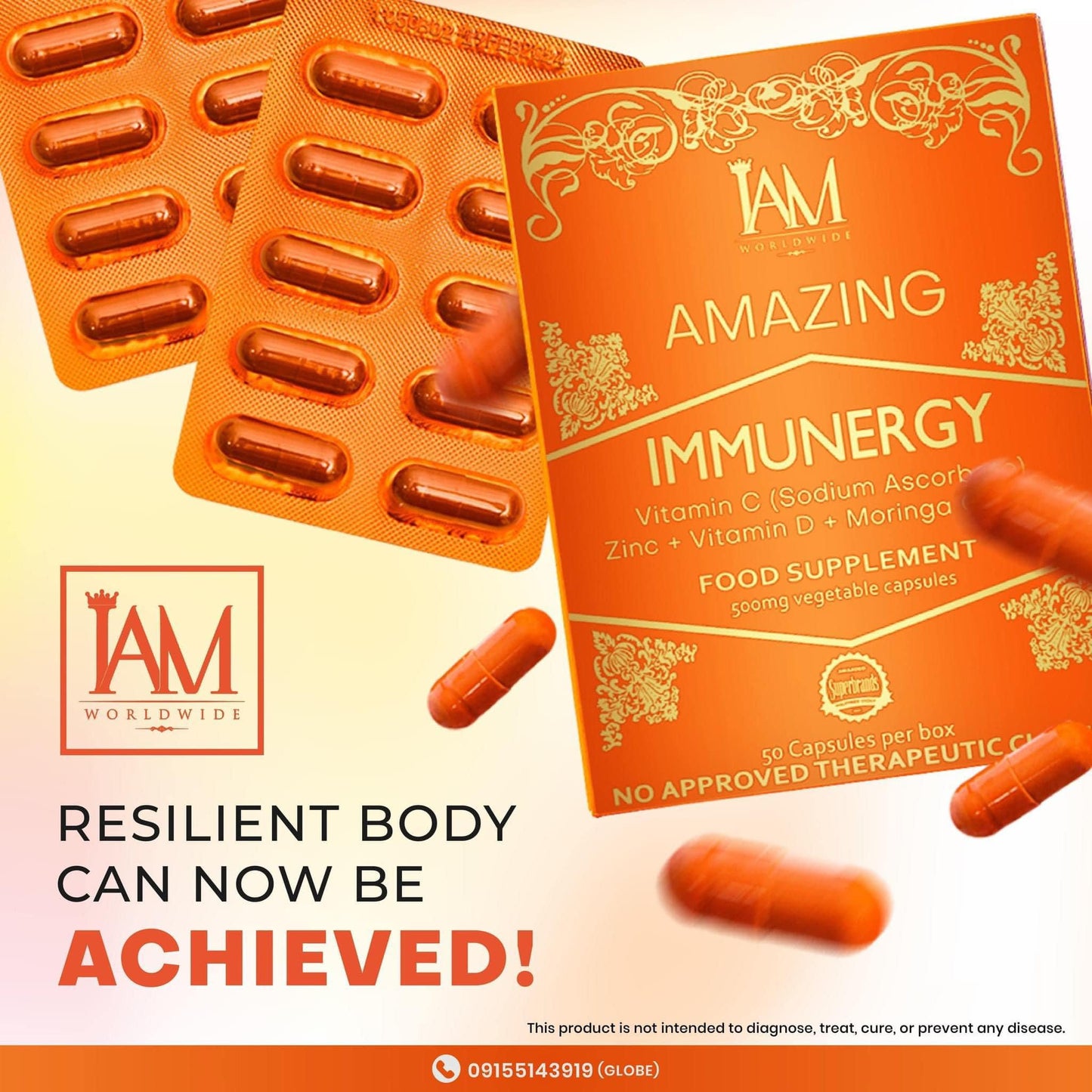 IAM AMAZING- IMMUNERGY 50capsul/ BOX