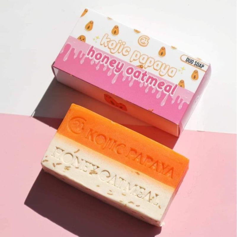 G21- Kojic Papaya & Honey Oatmeal Duo Soap