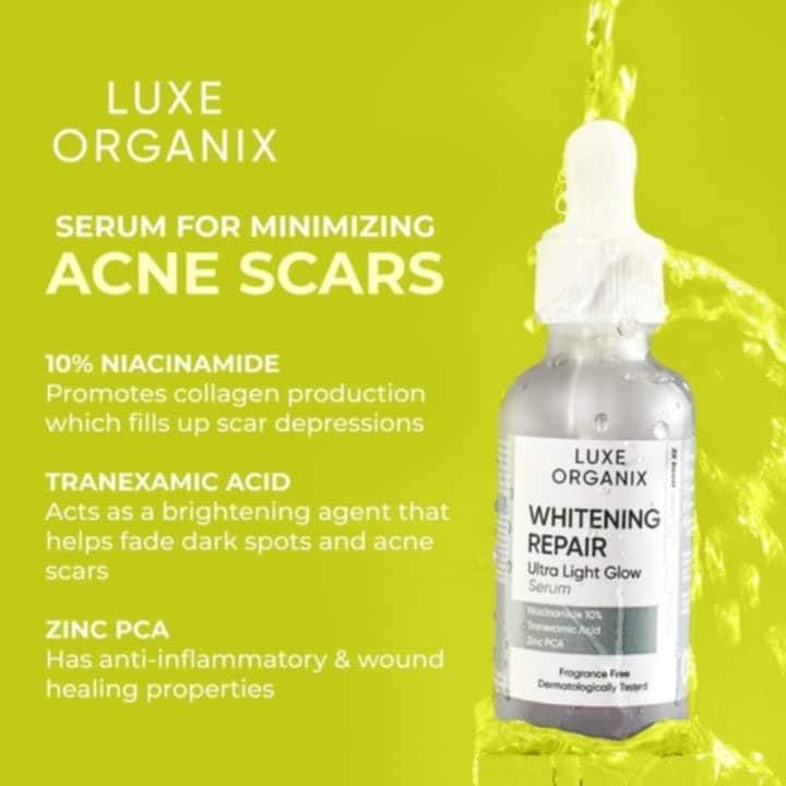 LUXE ORGANIX - WHITENING REPAIR ULTRA LIGHT GLOW SERUM 30ML