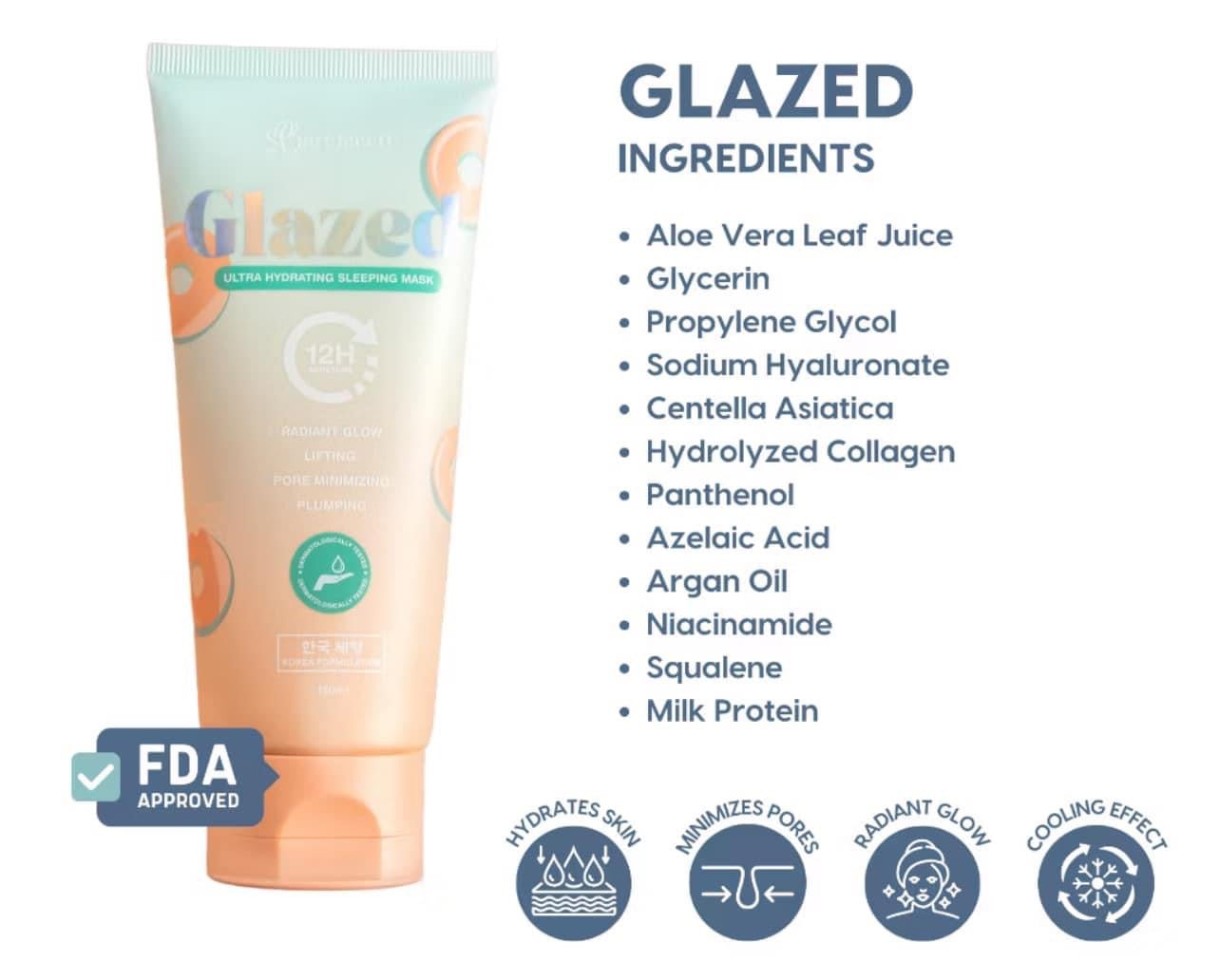 BAREFACED Glaze Ultra hydrating sleeping mask 150ml