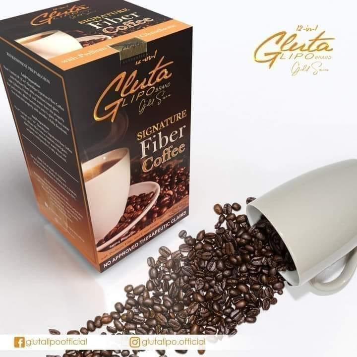 Gluta Lipo Gold Series Fiber Coffee 2Box