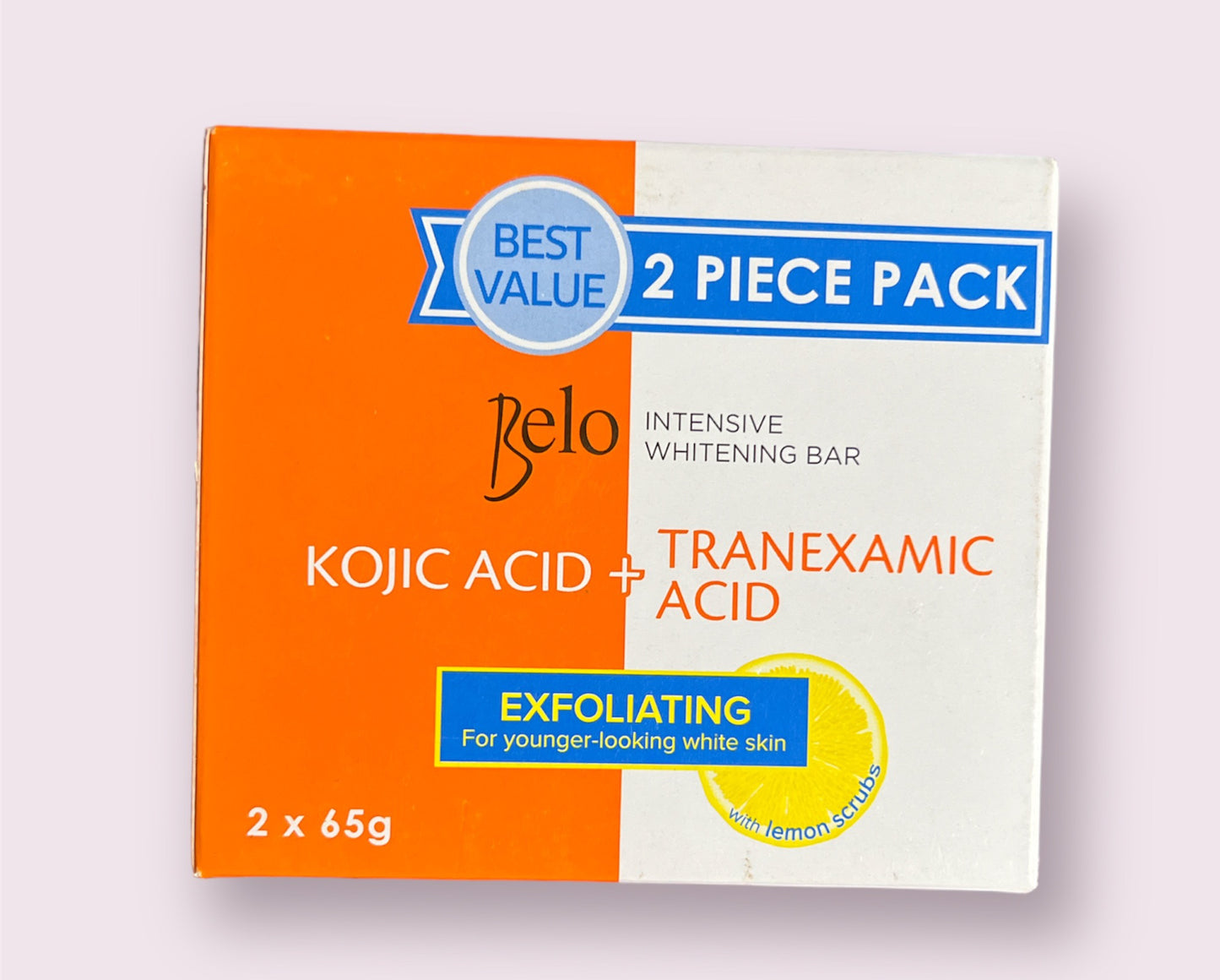 Belo Intensive Whitening Bar Kojic Acid + Tranexamic acid ( 2x65g Pack)