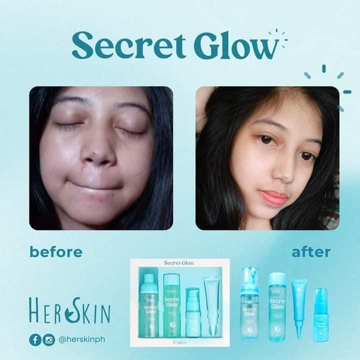 Herskin Secret Glow set - Shop Essential Skin Care Products online | Natural Organic skin care products | ROSYSKIN ESSENTIALS LLC