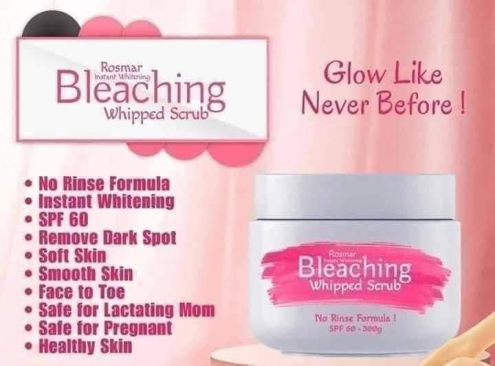 ROSMAR Bleaching Whipped Scrub SPF60-300g ( No Rinse Formula)